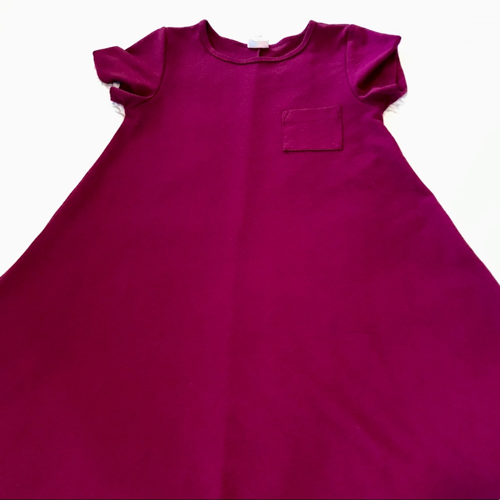 LulaRoe Magenta Carly with Patterned Texture S